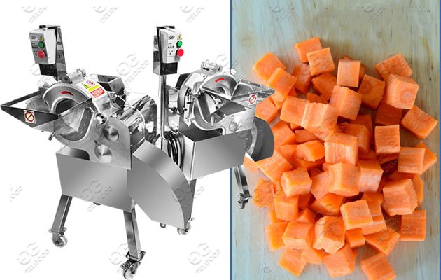 Industrial Fruit Vegetable Cube Cutting Machine